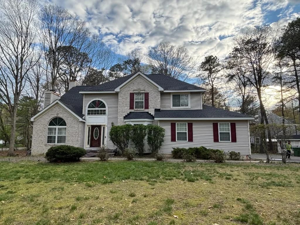 Full roof replacement on brick colonial home — NJ